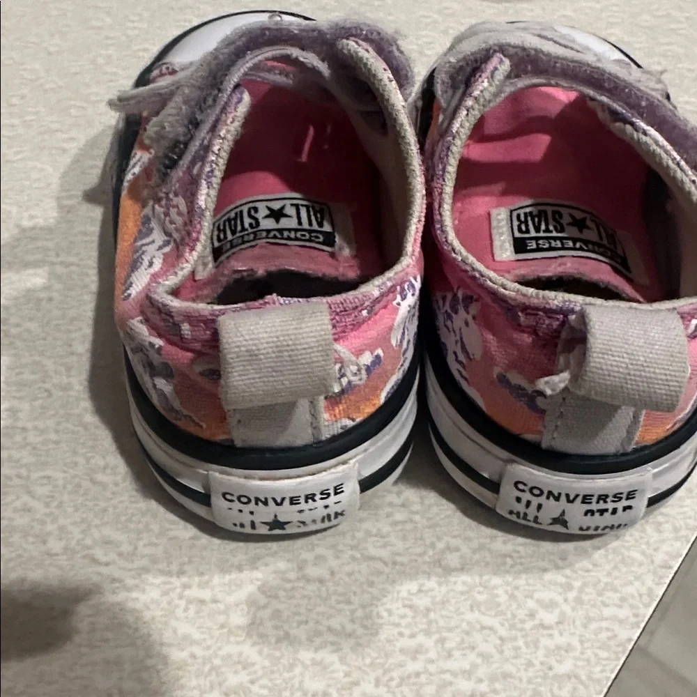Converse Multicolor Toddler Shoes with Velcro